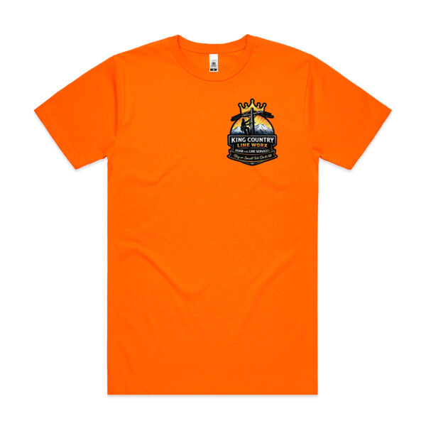King Country LineWorx Hi-Vis Tee - Bright Orange or Bright Yellow - all sizes - quality guaranteed Thumbnail