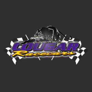 Cougar Racecars Mens Tee with Graphics front and back Design