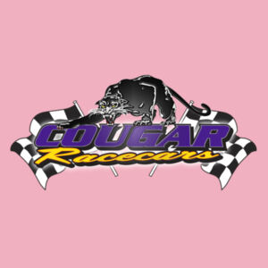 Cougar Racecars Ladies Tee with Graphics on front and back Design
