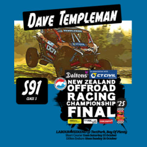 S91 Dave Templeman ORANZ Final 2025 Tee Shirt - All sizes - All Colours Design