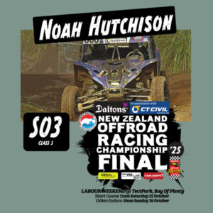 S03 Noah Hutchison ORANZ Finals 2025 - All Colours - All Sizes Design