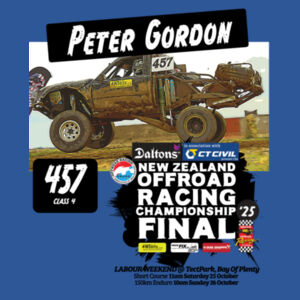 457 Peter Gordon ORANZ Finals 2025 Tee Shirt - All Colours - All Sizes Design