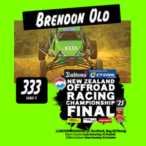 333 Brendon Old ORANZ Finals 2025 Tee Shirt - All Colours - All Sizes Design