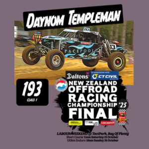 193 Daynom Templeman ORANZ Finals 2025 Tee Shirt - All Colours - All Sizes Design