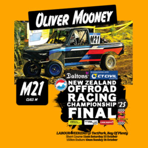 M21 Oliver Mooney ORANZ Final 2025 - print on back of Kids Tee Shirt - Kids Sizes - A good range of garment colours Design