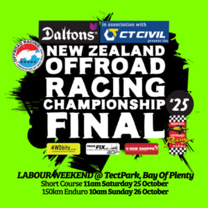 ORANZ NZ Offroad Racing Championship 2025 FINAL tee shirt - All colours, all sizes Design