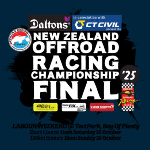 ORANZ NZ Offroad Racing Championship 2025 FINAL HOODIE - A few colours, all sizes Design