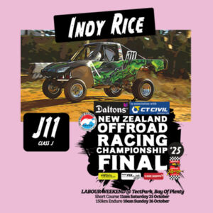 J11 Indy Rice ORANZ Final 2025 Adult Hoodie - Limited garment colours - all sizes Design