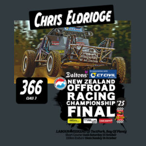 366 Chris Eldridge ORANZ Finals Tee Shirt - All Colours - All Sizes  Design