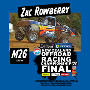 M26 Zac Rowberry ORANZ Final Youth Tee - all kids sizes - limited range of colours - Quality Guaranteed Design