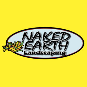 Naked Earth Landscaping Mens Adult Tee - All Sizes - All Colours - Back and front printed Design