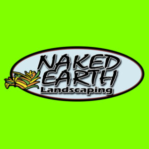 Naked Earth Landscaping Mens Adult Tee - All Sizes - All Colours - Back printed Design