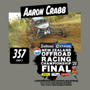 357 Aaron Crabb ORANZ Final Tee - all garment colours - all sizes - Quality Guaranteed Design