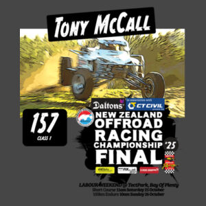 157 Tony McCall ORANZ Final Tee Shirt - all sizes, all colours, quality guaranteed Design