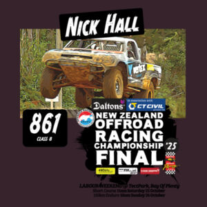 861 Nick Hall ORANZ Final Tee -Limited Colour Garments - All Sizes - Quality Guaranteed Design