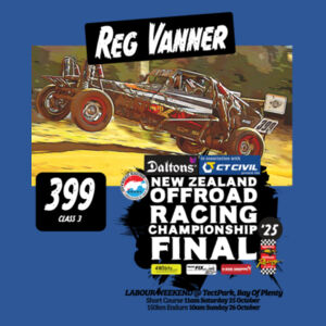 399 Reg Vanner ORANZ Final Tee - limited colour range - all sizes - quality guaranteed Design