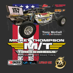 Mickey Thompson McCall Motorsport Tee - All colours, all sizes - quality Guaranteed Design