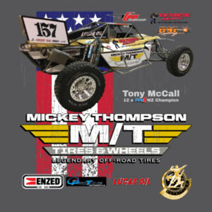 Mickey Thompson McCall Motorsport Kids Tee - All colours, all sizes - quality Guaranteed Design