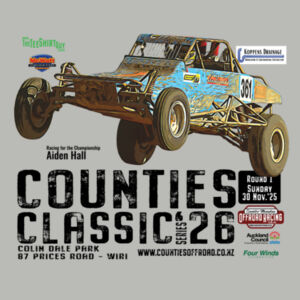 The Counties Classic 2026  Aiden Hall Round 1 Mens Tee - range of colours - all sizes - quality guaranteed Design