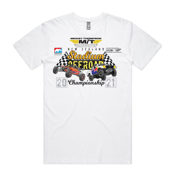Mickey Thompson New Zealand Stadium Offroad Championship 2021 - Official Teeshirt FrontPrint Thumbnail