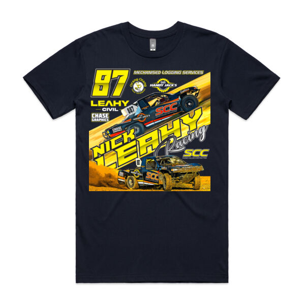 The 2023 Nick Leahy Racing Tee Shirt - Mens - all sizes - all colours Thumbnail