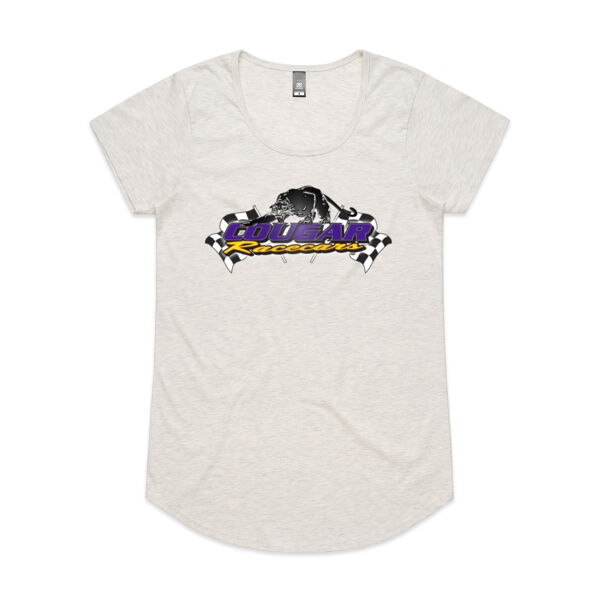 Cougar Racecars Ladies Tee with Graphics on front Thumbnail