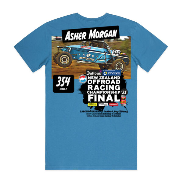 354 Asher Morgan ORANZ Finals Tee Shirt - All Colours - All Sizes  Thumbnail