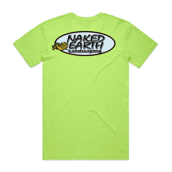 Naked Earth Landscaping Mens Adult Tee - All Sizes - All Colours - Back printed Thumbnail