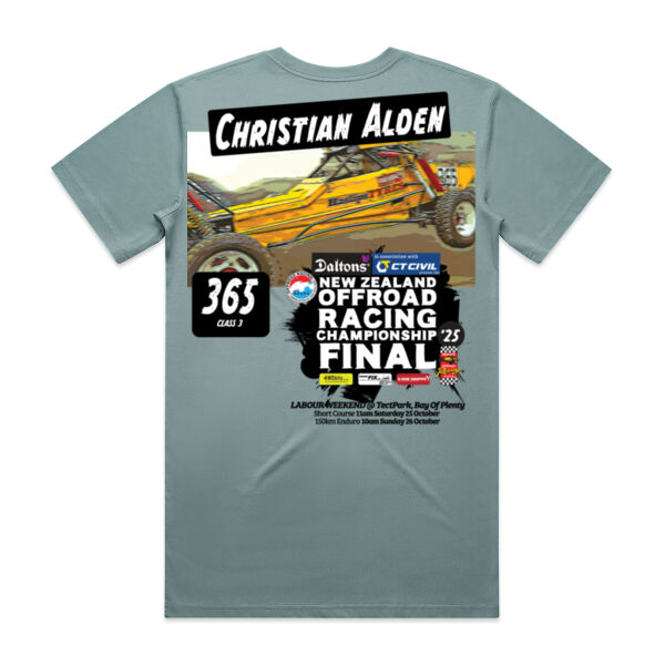 365 Christian Alden ORANZ Final Mens Tee Shirt - available in all colour garments - all sizes - quality guaranteed Thumbnail