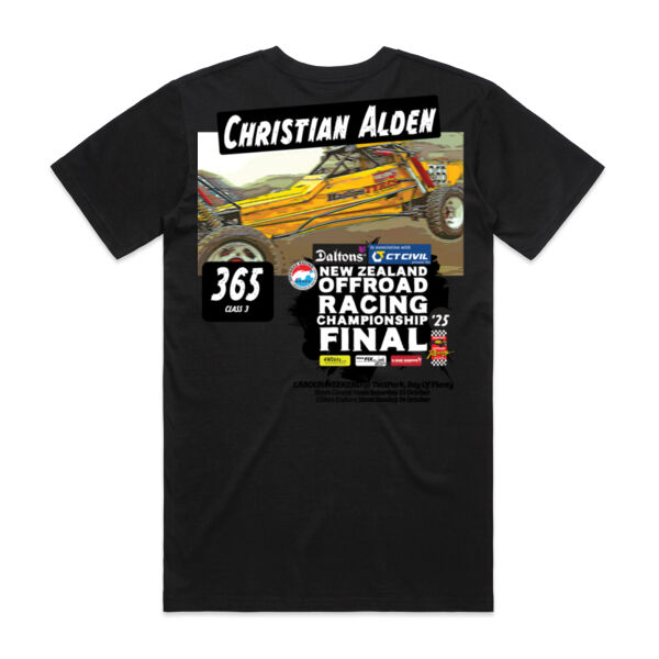 365 Christian Alden ORANZ Final Mens Oversize Tee Shirt - available in a range of colour garments - large sizes - quality guaranteed Thumbnail