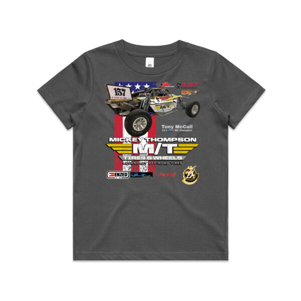 Mickey Thompson McCall Motorsport Kids Tee - All colours, all sizes - quality Guaranteed Thumbnail