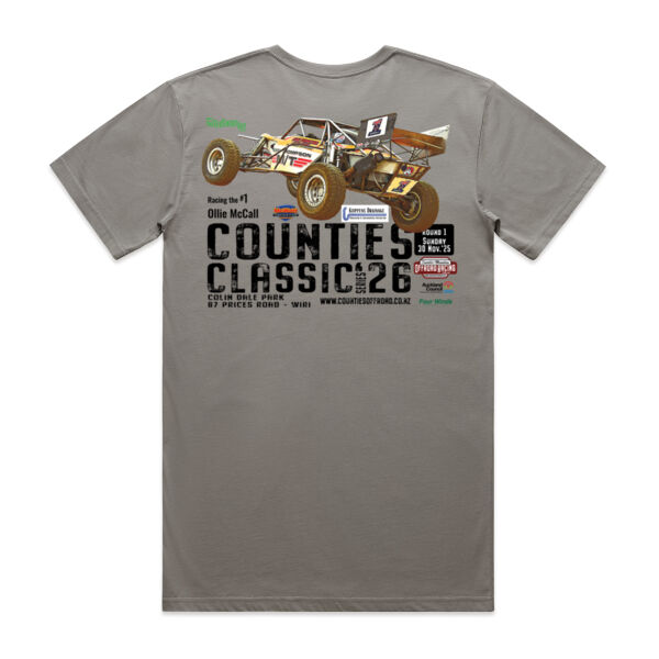 The Counties Classic 2026 Round 1 Ollie McCall Mens Tee - All sizes, some colours - Quality Guaranteed Thumbnail