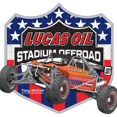 Lucas Oil Stadium Offroad McCall Tee Shirt Thumbnail