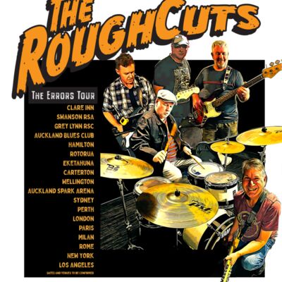 The RoughCuts Errors Tour Tee Shirt Design Thumbnail